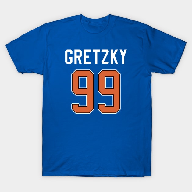 Edmonton Oilers - Wayne Gretzky T-Shirt by swiftscuba